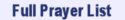 Complete list of prayer needs...